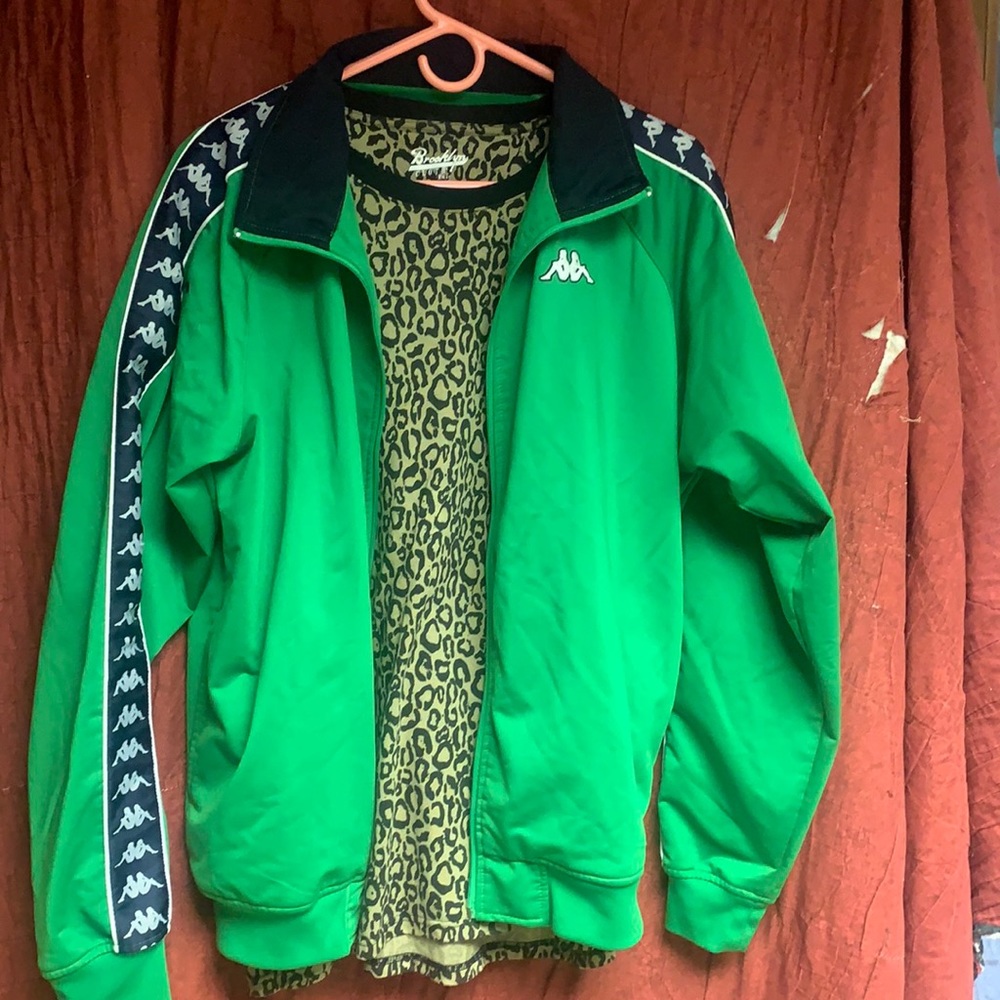 Kappa Zip Up Jacket W/ Brand New Brooklyn Shirt